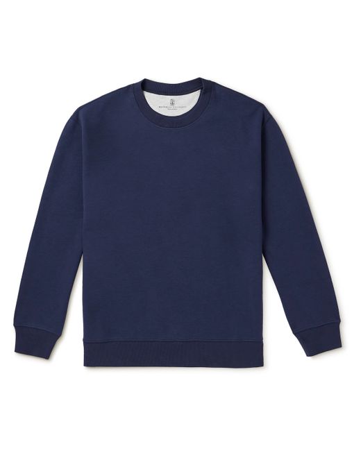 Brunello Cucinelli Cotton-Blend Jersey Sweatshirt