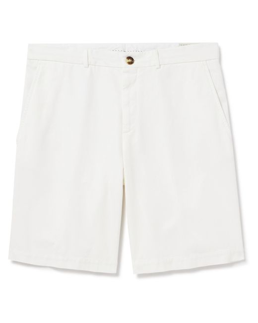Brunello Cucinelli Straight-Leg Cotton-Twill Bermuda Shorts