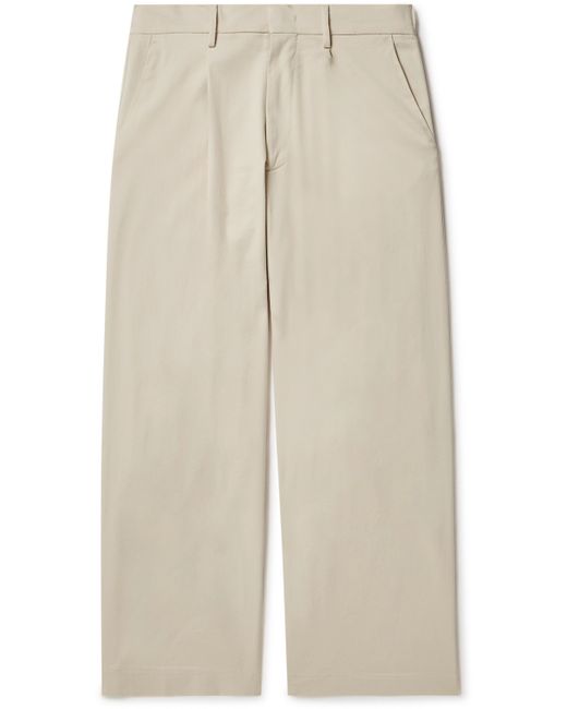 Nn07 Kay 1809 Pleated Stretch-Cotton Twill Trousers UK/US 30