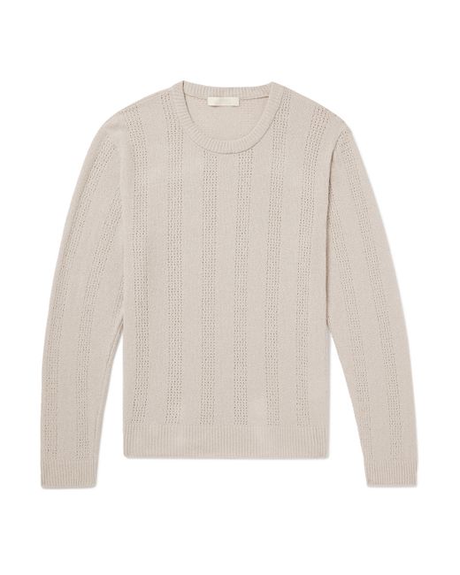 mfpen Everyday Striped Organic Cotton-Blend Bouclé Sweater