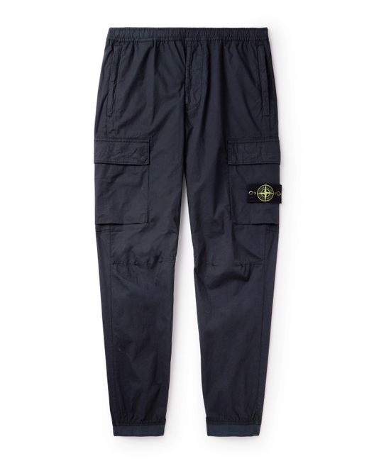Stone Island Tapered Cotton-Blend Cargo Trousers UK/US 28