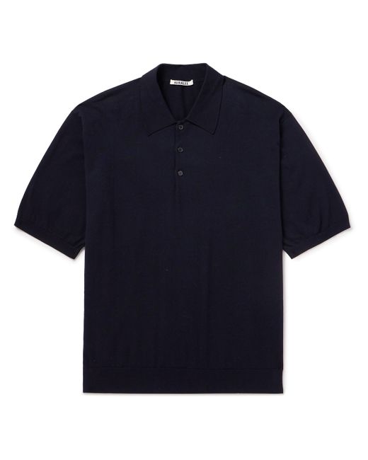 Auralee Cotton Polo Shirt