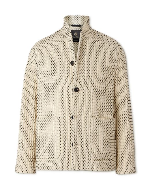 Loro Piana Joren Textured-Knit Cotton-Blend Jacket