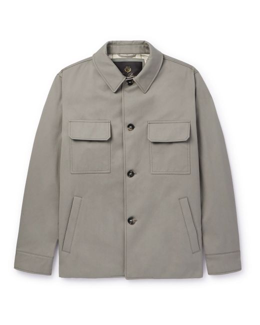 Loro Piana Cotton and Linen-Blend Twill Shirt Jacket
