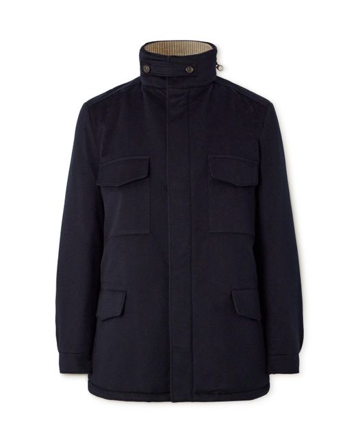 Loro Piana Traveller Storm System Cashmere Hooded Field Jacket