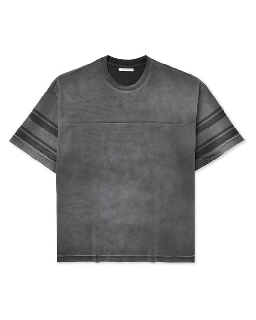John Elliott Rush Practice Striped Cotton-Jersey T-Shirt