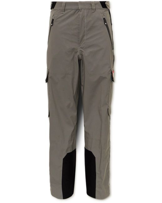 Palm Angels Webbing-Trimmed Reflective Shell Cargo Trousers