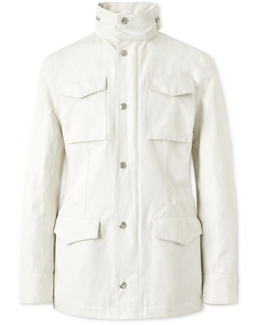 Brunello Cucinelli Linen and Silk-Blend Field Jacket