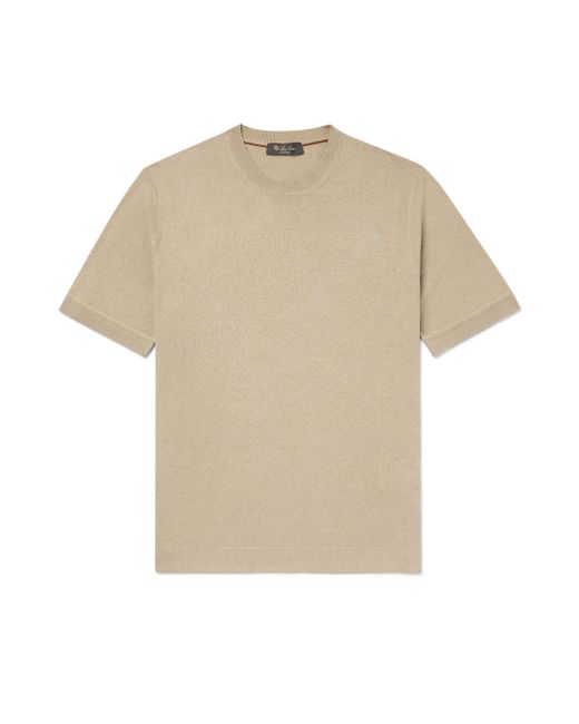 Loro Piana Silk and Linen-Blend T-Shirt