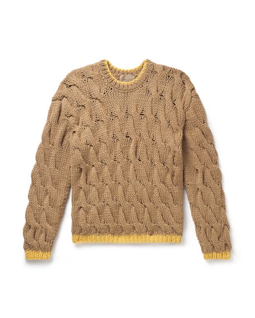 Federico Curradi Cable-Knit Wool Sweater