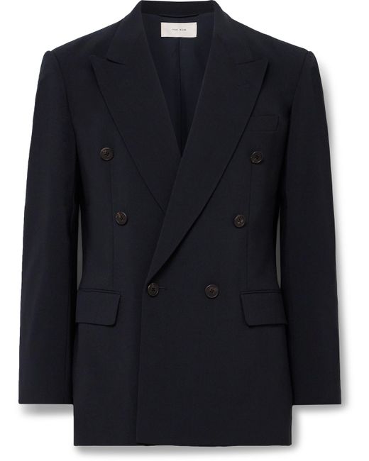 The Row Marri Double-Breasted Woven Blazer UK/US 36