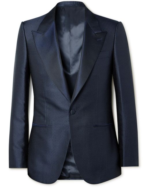 Kingsman Silk-Jacquard and twill Tuxedo Jacket