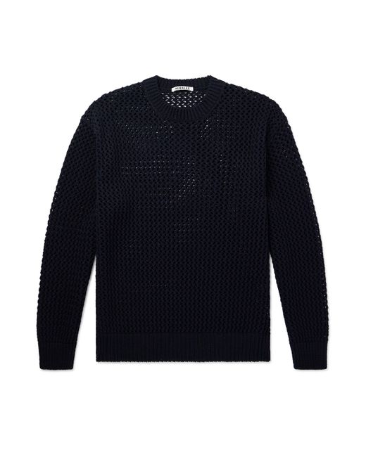 Auralee Open-Knit Cotton Sweater