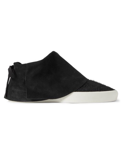 Fear Of God Moc Low Layered Distressed Suede Sneakers