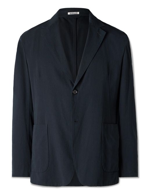 Auralee Unstructured Cotton and Silk-Blend Twill Suit Jacket
