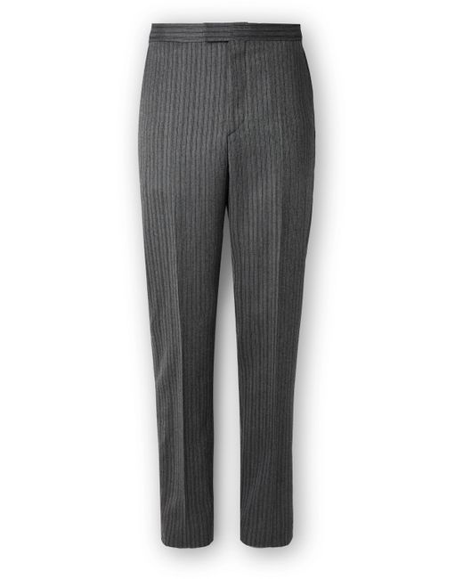 Favourbrook Westminster Slim-Fit Straight-Leg Striped Wool Trousers UK/US 30