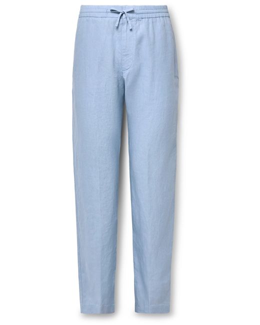 Canali Slim-Fit Linen Drawstring Trousers