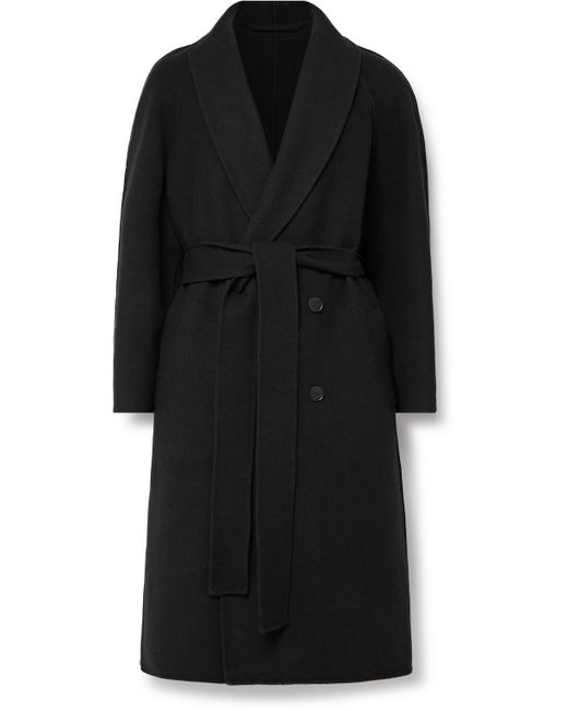 The Row Ferro Belted Double-Breasted Wool-Blend Coat