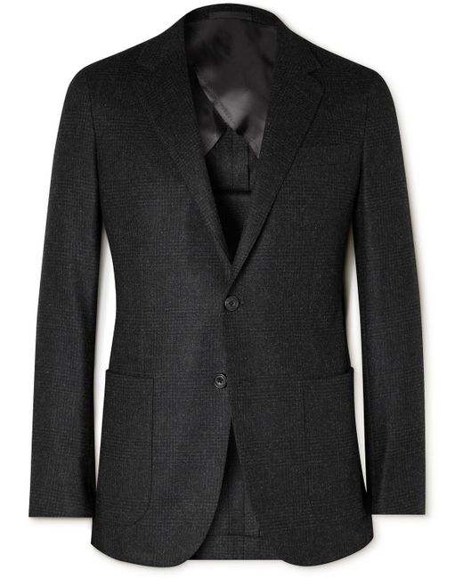 Kingsman Checked Wool and Cashmere-Blend Blazer