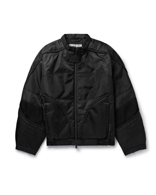 Acne Studios Panelled Padded Drill and Canvas Jacket