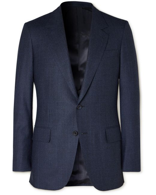 Kingsman Checked Wool and Cashmere-Blend Suit Jacket