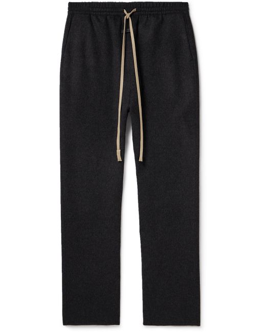 Fear Of God Forum Straight-Leg Virgin Wool and Cashmere-Blend Drawstring Trousers