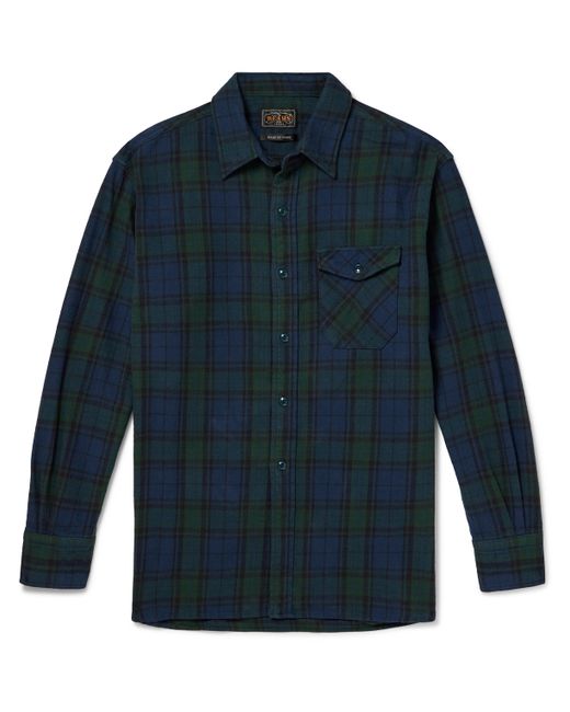 Beams Plus Checked Cotton-Flannel Shirt