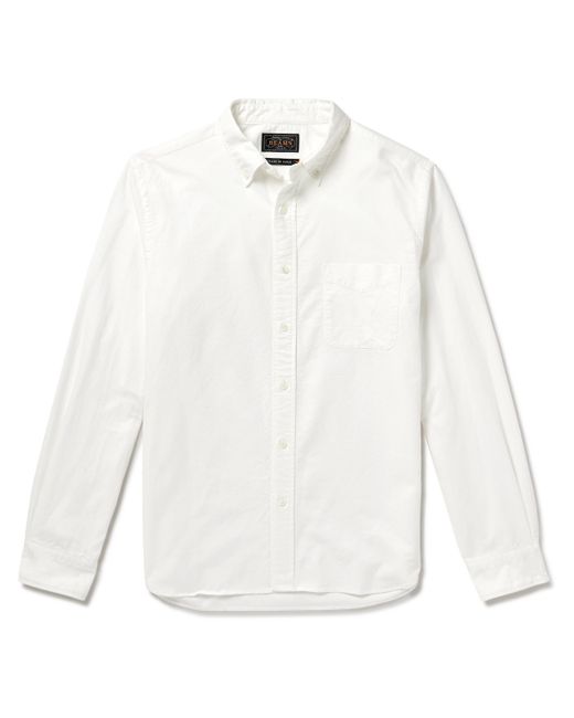 Beams Plus Button-Down Collar Cotton Oxford Shirt