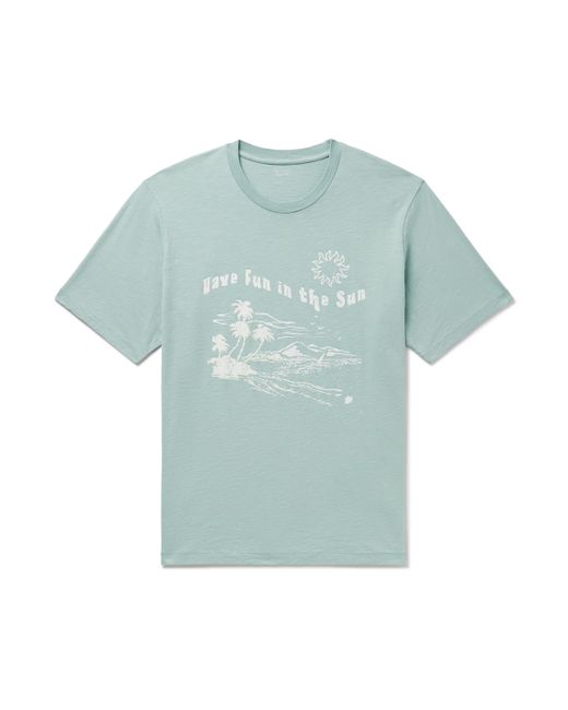 Hartford Fun Sun Printed Slub Cotton-Jersey T-Shirt