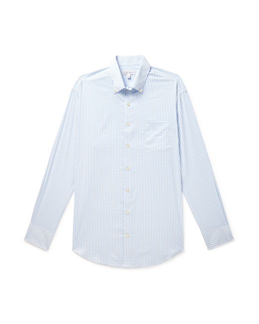 Peter Millar Hanford Button-Down Collar Checked Twill Shirt