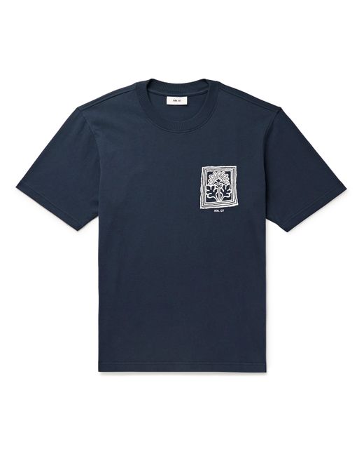 Nn07 Adam 3209 Floral-Print Pima Cotton-Jersey T-Shirt