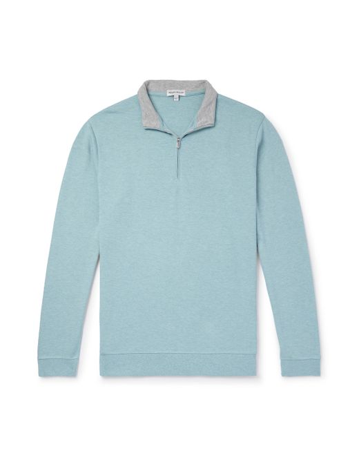 Peter Millar Crown Comfort Cotton-Blend Half-Zip Sweater