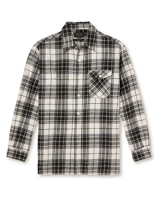 Beams Plus Checked Cotton-Flannel Shirt