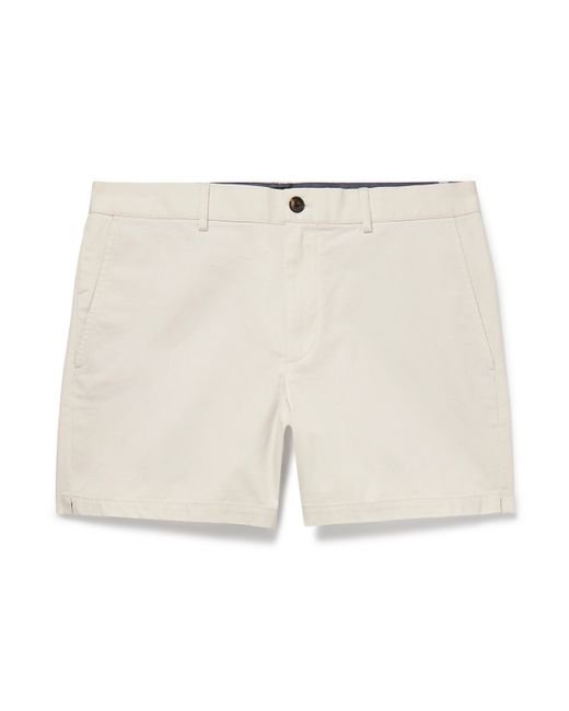 Club Monaco Jax Straight-Leg Cotton-Blend Twill Shorts UK/US 30