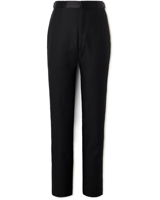 Tom Ford Straight-Leg Wool and Silk-Blend Tuxedo Trousers