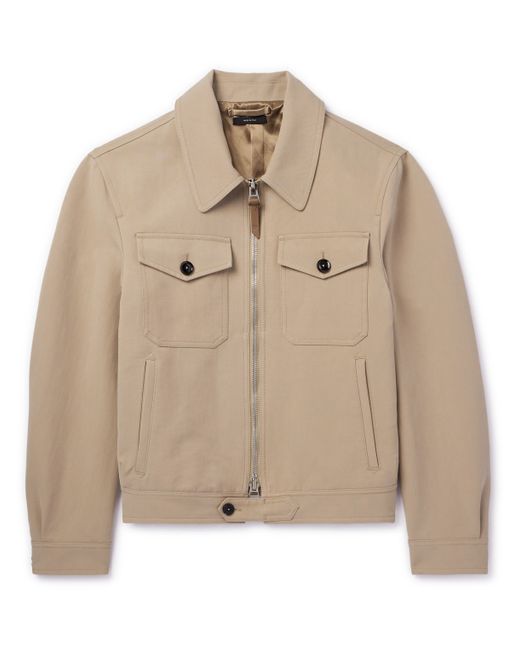 Tom Ford Cotton-Twill Blouson Jacket