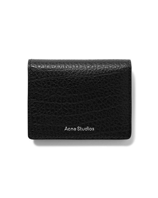 Acne Studios Full-Grain Leather Bifold Cardholder