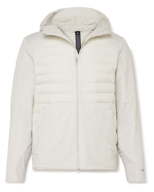 Lululemon Down For It All Slim-Fit Quilted PrimaLoft Glyde and Stretch-Jersey Jacket