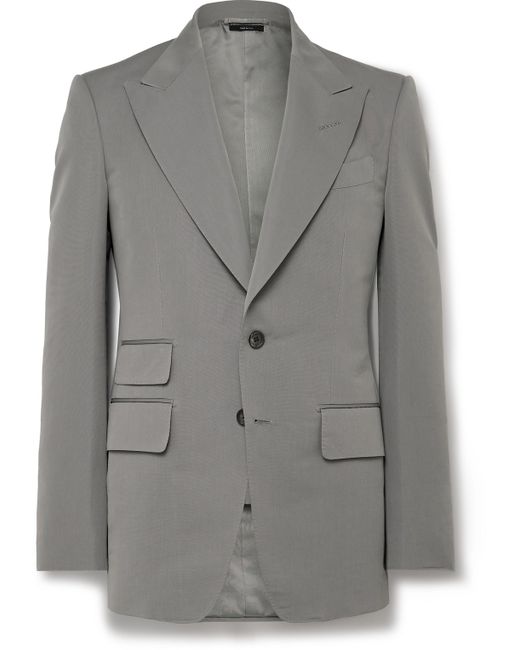 Tom Ford Shelton Slim-Fit Cotton and Silk-Blend Poplin Suit Jacket