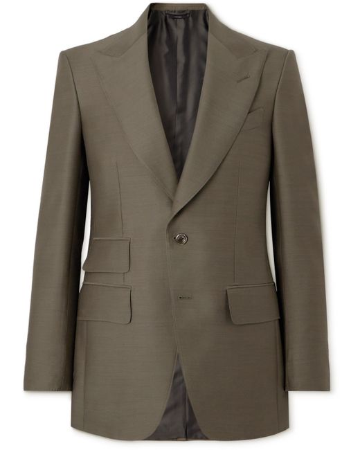 Tom Ford Wool and Silk-Blend Suit Jacket