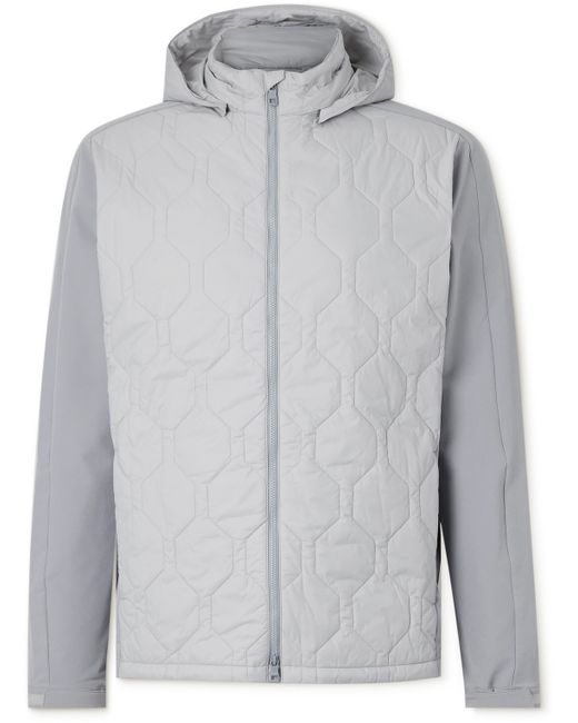 Peter Millar Rush Panelled Quilted Shell Hooded Golf Jacket