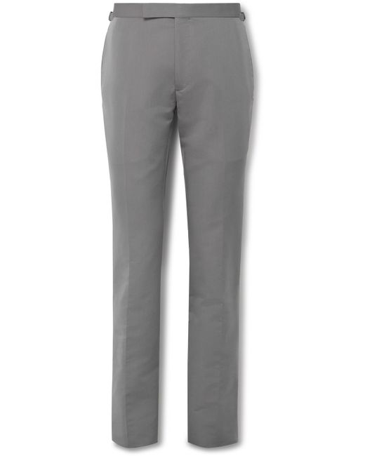 Tom Ford Shelton Slim-Fit Cotton and Silk-Blend Suit Trousers