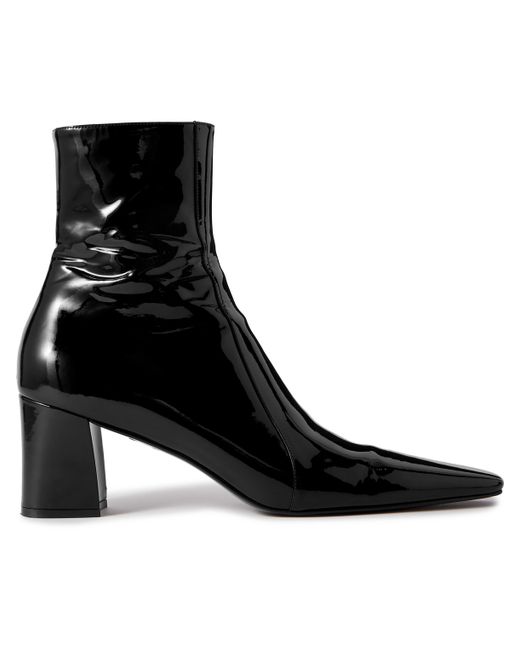 Saint Laurent Patent-Leather Ankle Boots