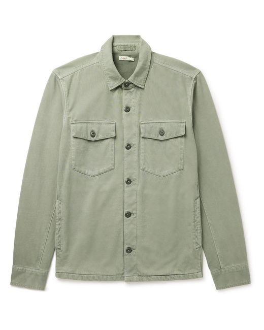Faherty Cotton-Jersey Shirt Jacket