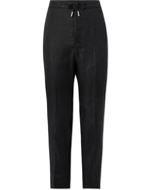 Mr P. Mr P. James Slim-Fit Straight-Leg Linen-Twill Drawstring Suit Trousers