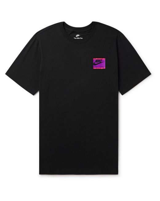 Nike NSW Logo-Print Cotton-Jersey T-Shirt