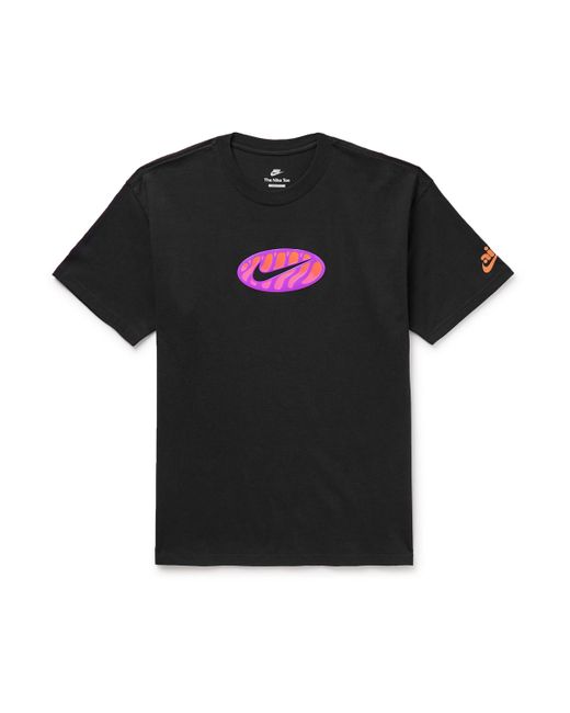 Nike Sportswear Logo-Appliquéd Cotton-Jersey T-Shirt