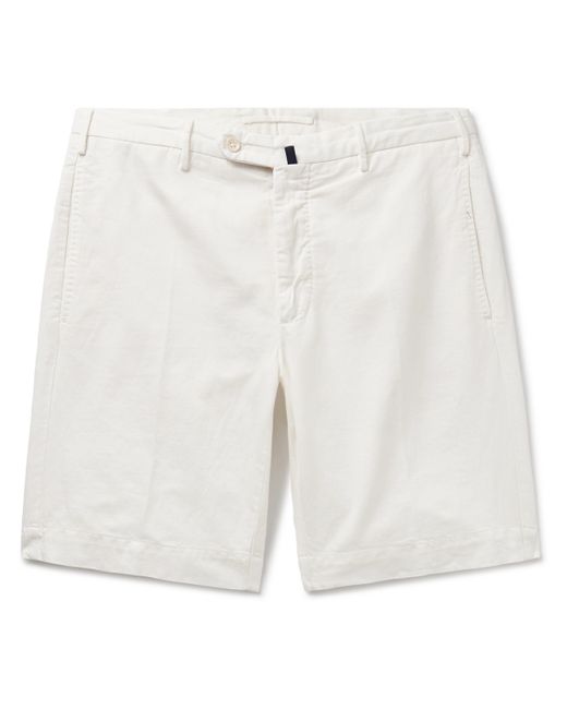 Incotex Venezia 1951 Straight-Leg Cotton-Blend Bermuda Shorts
