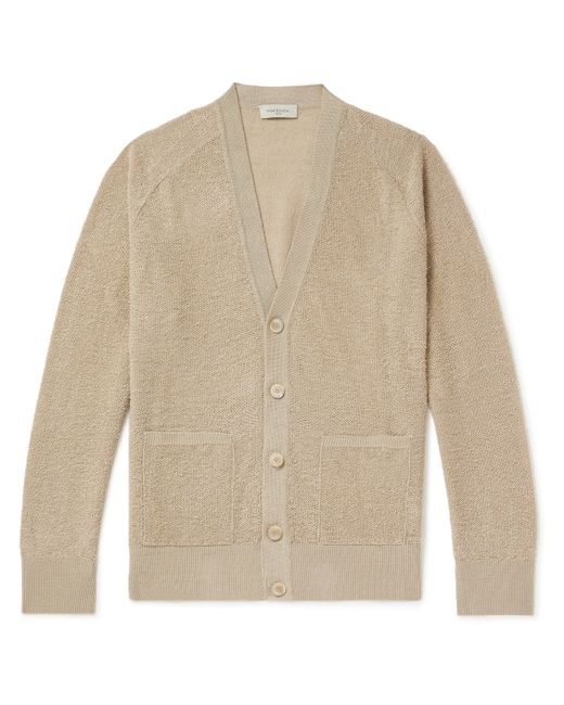 Piacenza 1733 Open-Knit Linen and Cotton-Blend Cardigan