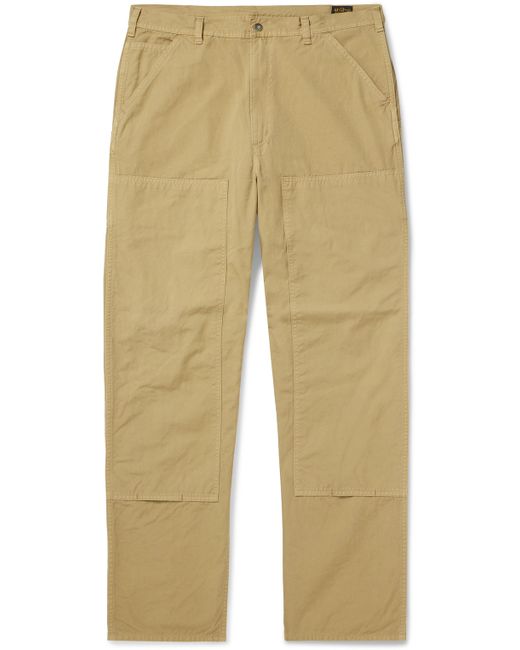 OrSlow Double Knee Straight-Leg Cotton Trousers